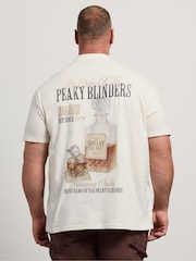 BadRhino Big & Tall White Peaky Blinders Whiskey T-Shirt - Image 3 of 7