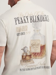 BadRhino Big & Tall White Peaky Blinders Whiskey T-Shirt - Image 4 of 7