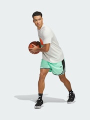 adidas Green Crazy Lite Shorts - Image 2 of 6