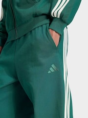 adidas Green Kit 3-Stripes Wide Joggers - Image 4 of 6