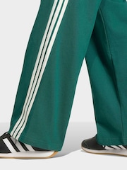 adidas Green Kit 3-Stripes Wide Joggers - Image 5 of 6