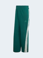 adidas Green Kit 3-Stripes Wide Joggers - Image 6 of 6