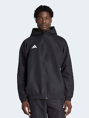 adidas Black Tiro 26 Essentials Woven Hoodie - Image 1 of 6