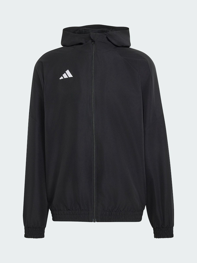 adidas Black Tiro 26 Essentials Woven Hoodie - Image 6 of 6 adidas Black Tiro 26 Essentials Woven Hoodie - Image 6 of 6