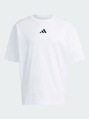 adidas White Z.N.E. Loose Fit T-Shirt - Image 5 of 5