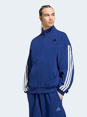 adidas Blue Kit 3-Stripes Track Top - Image 1 of 6