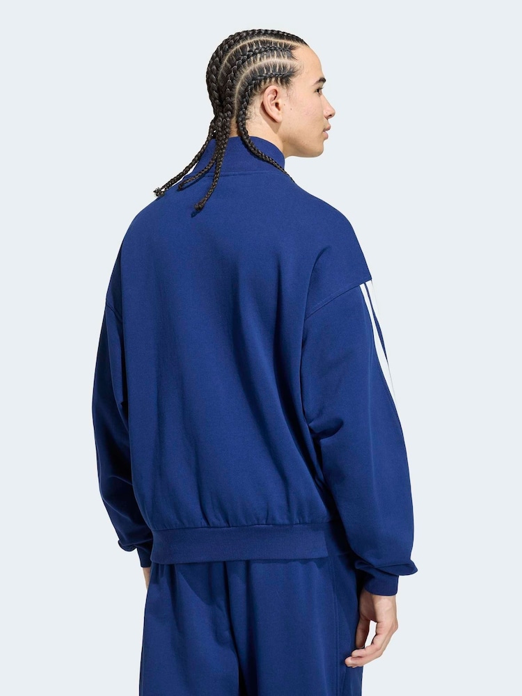 adidas Blue Kit 3-Stripes Track Top - Image 2 of 6