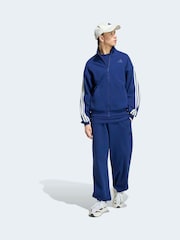 adidas Blue Kit 3-Stripes Track Top - Image 3 of 6