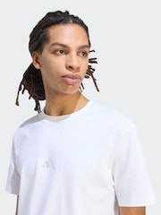 adidas White Kit Small Logo T-Shirt - Image 3 of 5