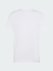 adidas White Kit Small Logo T-Shirt - Image 5 of 5