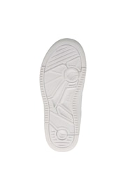 Polo Ralph Lauren White Kids Masters Court Logo Trainers - Image 3 of 6