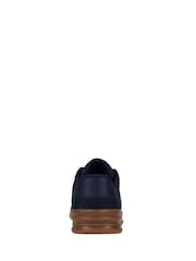 Polo Ralph Lauren Navy Kids Hertiage Court III Gum Sole Trainers - Image 2 of 6