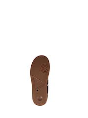Polo Ralph Lauren Navy Kids Hertiage Court III Gum Sole Trainers - Image 6 of 6