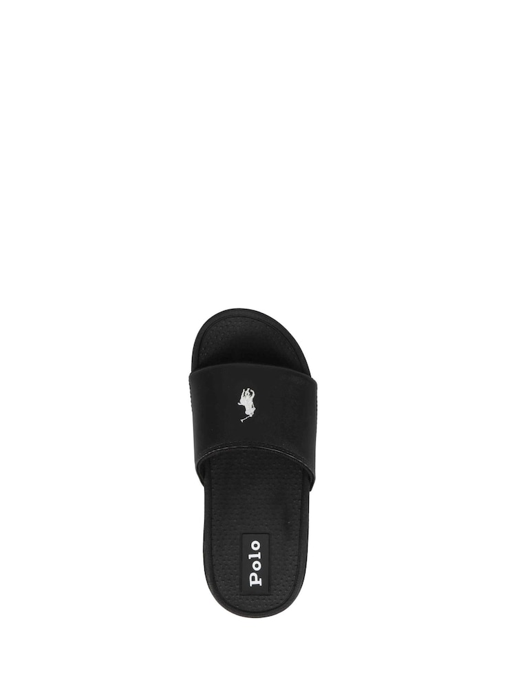 Schwarz - Polo Ralph Lauren Kids Fairview Pantoletten - Bild 1 von 8 Schwarz - Polo Ralph Lauren Kids Fairview Pantoletten - Bild 1 von 8