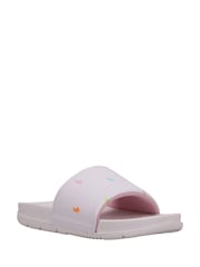 Polo Ralph Lauren White Kids Fairview Sliders - Image 3 of 10