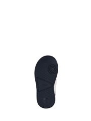 Polo Ralph Lauren White Hertiage Court IV Kids Touch Fasten Strap Trainers - Image 3 of 9