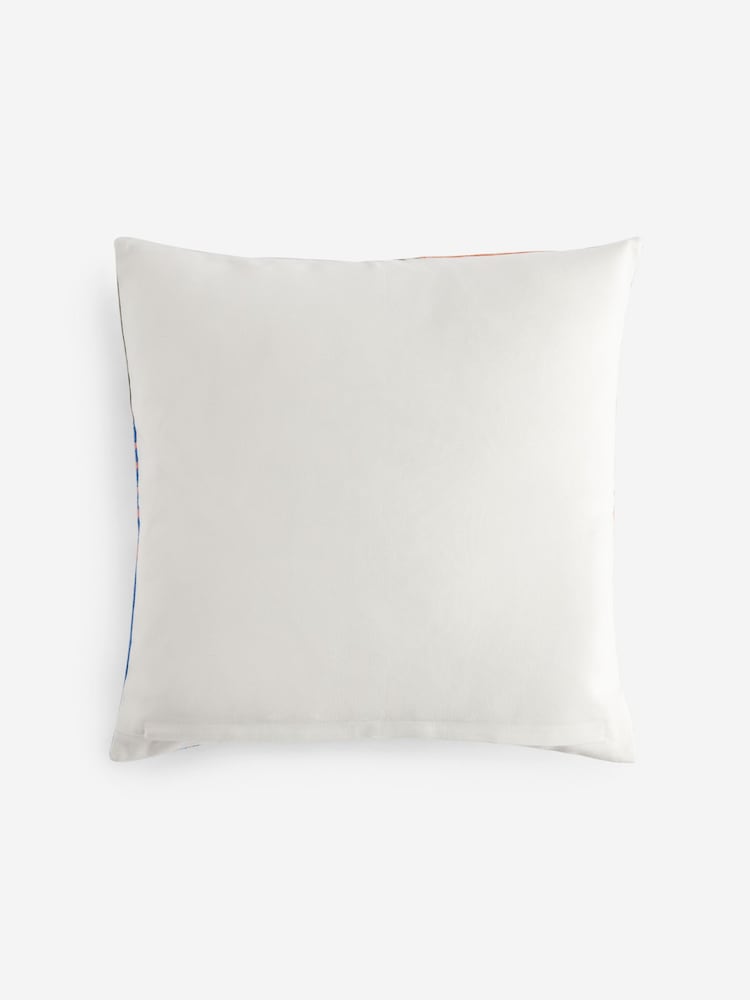 Green/Yellow Abstract Arches Indoor Outdoor Cushion - Image 6 of 7