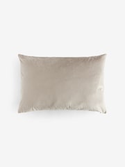Silver 40 x 59cm Cut Velvet Spot Cushion - Image 4 of 5