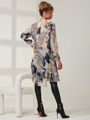 Blau - Jolie Moi – asymmetrisches Hemd mit gestuftem Saum - Bild 2 von 6