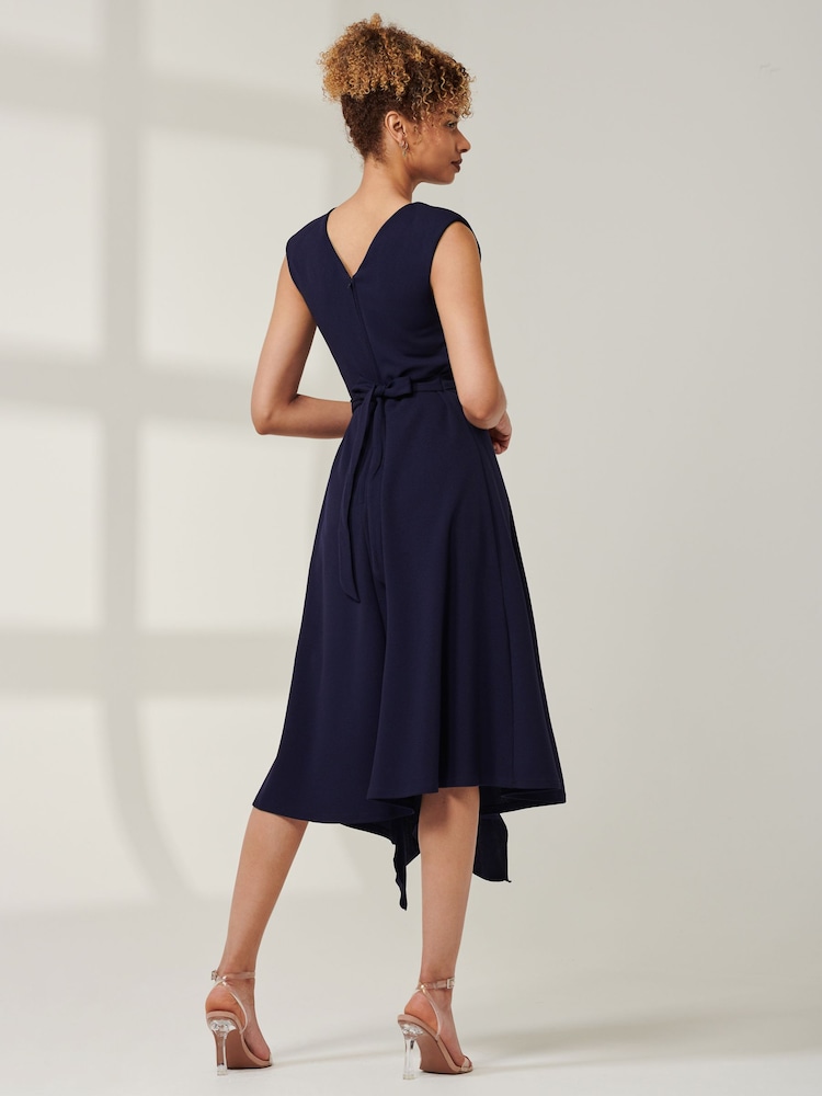 Azul - Vestido midi con detalle de volantes Qiana de Jolie Moi - Imagen 2 de 6 Azul - Vestido midi con detalle de volantes Qiana de Jolie Moi - Imagen 2 de 6