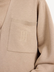 By Malene Birger Brown Manala Drop Shoulder Cardigan - Image 4 of 5
