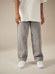 Grey Wide Fit Authentic 100% Cotton Jeans (3-16yrs) - Image 1 of 5