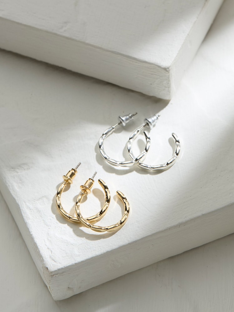 FatFace Multi Hoop Earrings - Image 1 of 3 FatFace Multi Hoop Earrings - Image 1 of 3