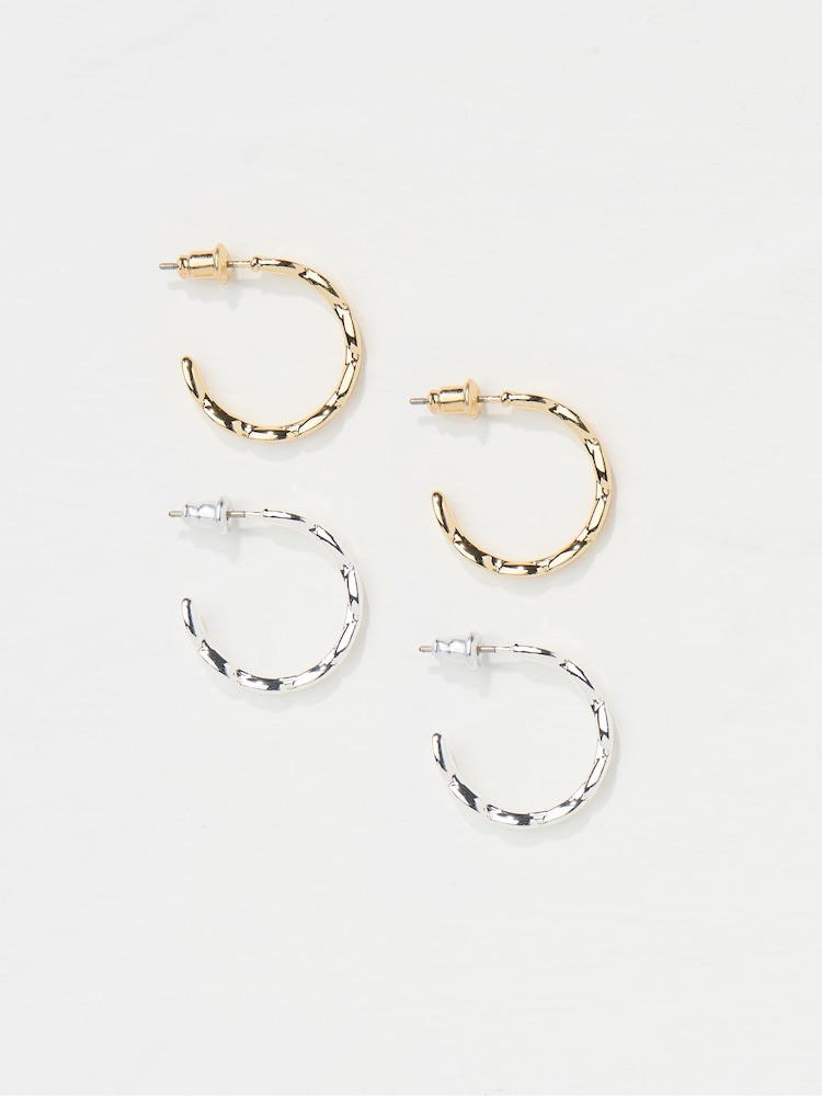 FatFace Multi Hoop Earrings - Image 2 of 3 FatFace Multi Hoop Earrings - Image 2 of 3