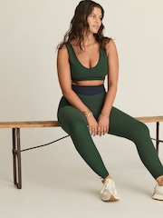 The Upside Green Playoff Isaac V-Neck Bra - Image 8 of 10