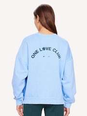 The Upside Blue One Love Club Coolum Crew Jumper - Image 2 of 5