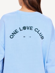 The Upside Blue One Love Club Coolum Crew Jumper - Image 5 of 5