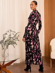 Vestido midi camisero con lazada de Love & Roses - Imagen 3 de 4