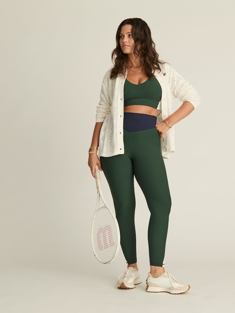 The Upside Green Playoff 25 Inch High Leggings - Image 2 of 4 The Upside Green Playoff 25 Inch High Leggings - Image 2 of 4
