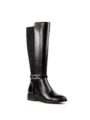 Lunar Cathy Black Long Boots - Image 2 of 10