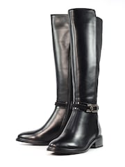 Lunar Cathy Black Long Boots - Image 7 of 10