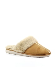 Коричневый - Lunar Lazy Dogz Aphrodite Mule Slippers - Image 3 of 7