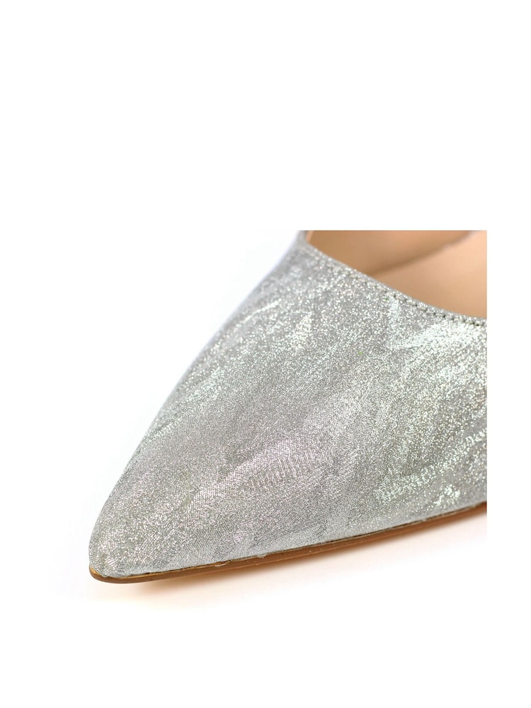 srebrna (barva); srebro - Lunar Janine Slingback čevlji - Slika 10 iz 10 srebrna (barva); srebro - Lunar Janine Slingback čevlji - Slika 10 iz 10