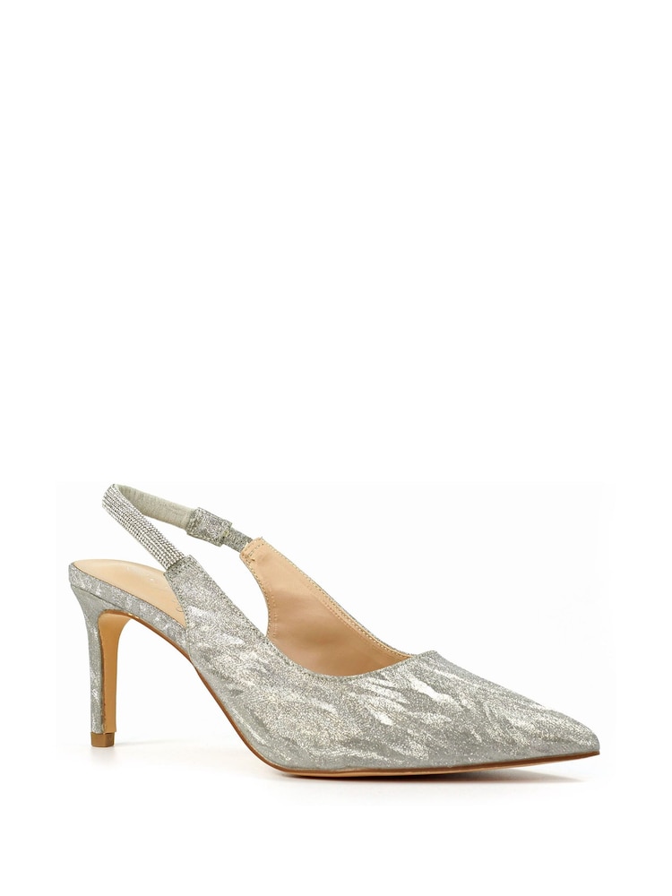 srebrna (barva); srebro - Lunar Janine Slingback čevlji - Slika 2 iz 10 srebrna (barva); srebro - Lunar Janine Slingback čevlji - Slika 2 iz 10