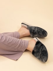Lunar Lazy Dogz Salla Fluffy Mule Slippers - Image 1 of 7
