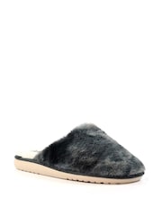 Lunar Lazy Dogz Salla Fluffy Mule Slippers - Image 2 of 7