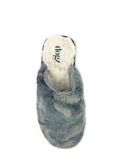 Lunar Lazy Dogz Salla Fluffy Mule Slippers - Image 6 of 7