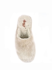 Lunar Lazy Dogz Salla Fluffy Mule Slippers - Image 5 of 7