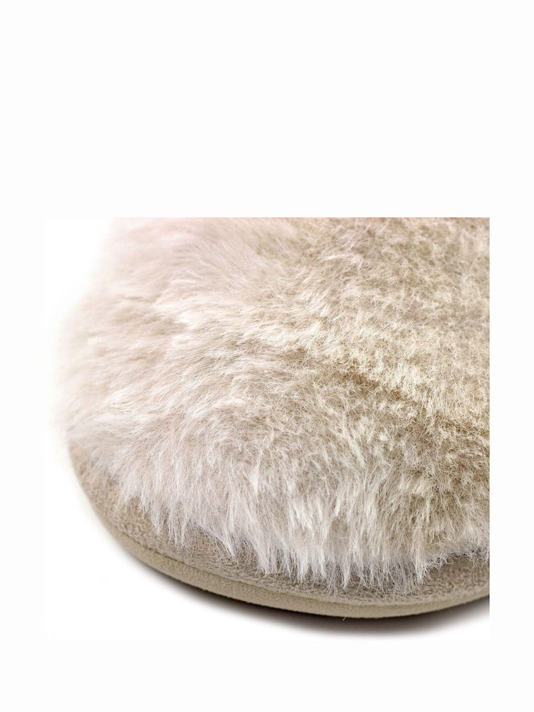 Lunar Lazy Dogz Salla Fluffy Mule Slippers - Image 6 of 7