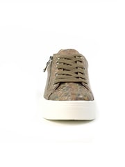 Lunar Leopard Print Charm Brown Trainers - Image 4 of 7