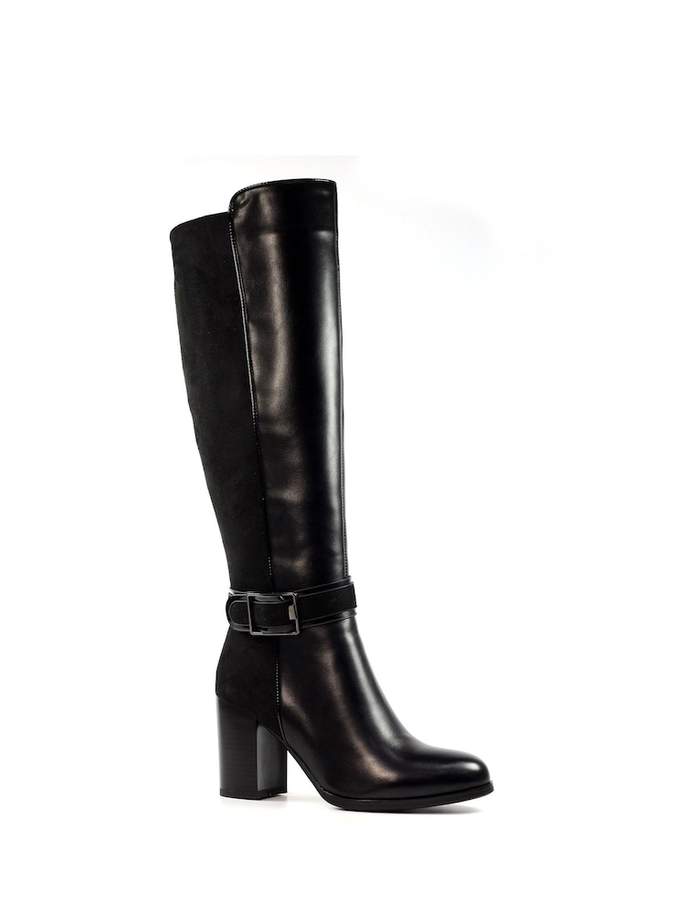 Lunar Harris Black Long Boots - Image 2 of 8