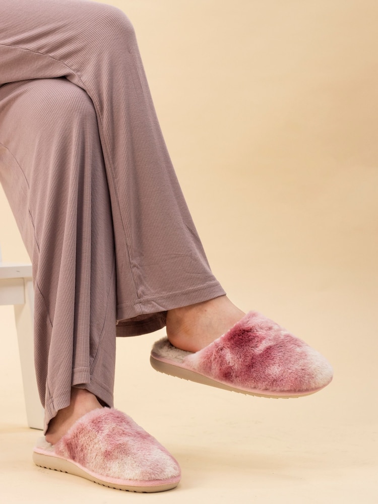 Lunar Lazy Dogz Salla Fluffy Mule Slippers - Image 1 of 7