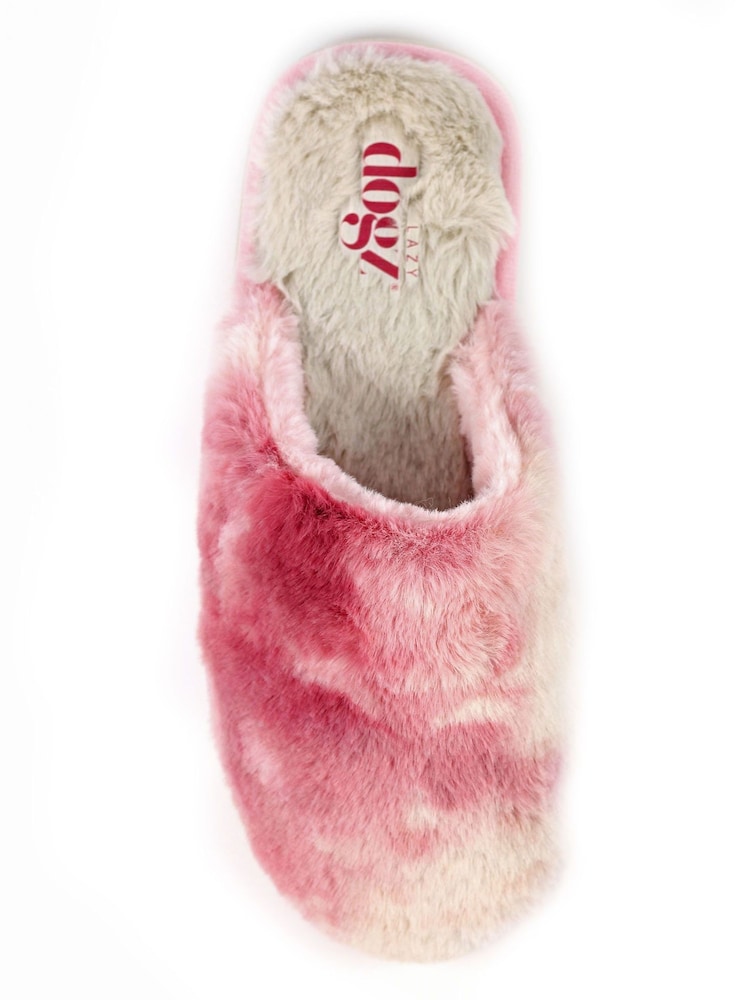 Lunar Lazy Dogz Salla Fluffy Mule Slippers - Image 5 of 7