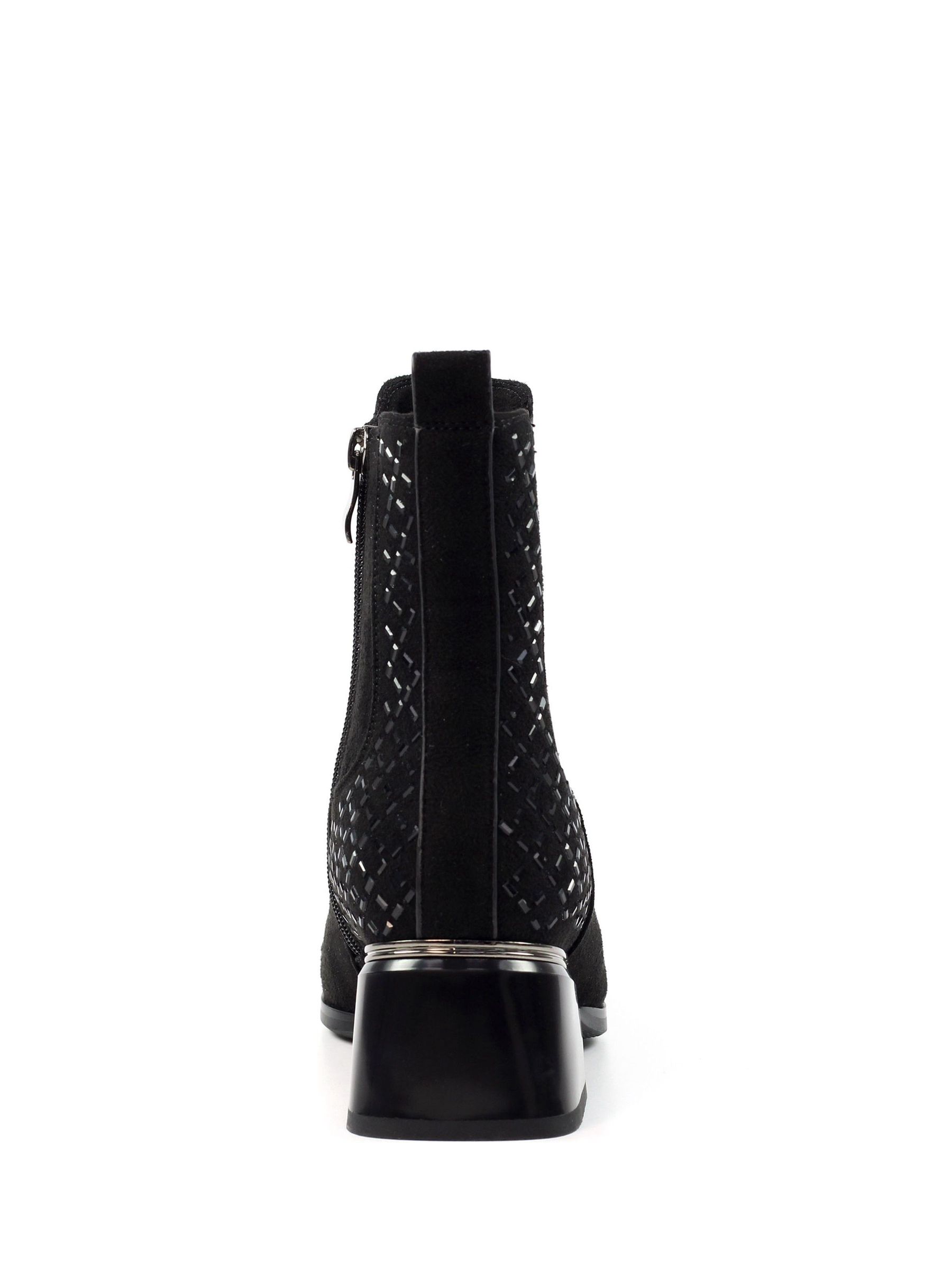 Lunar GLE091 Stefan Black Womens Ankle Boots