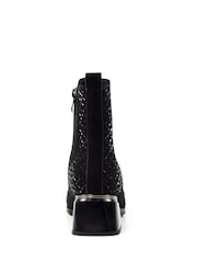 Lunar Bluebell Black Ankle Boots - Image 6 of 10