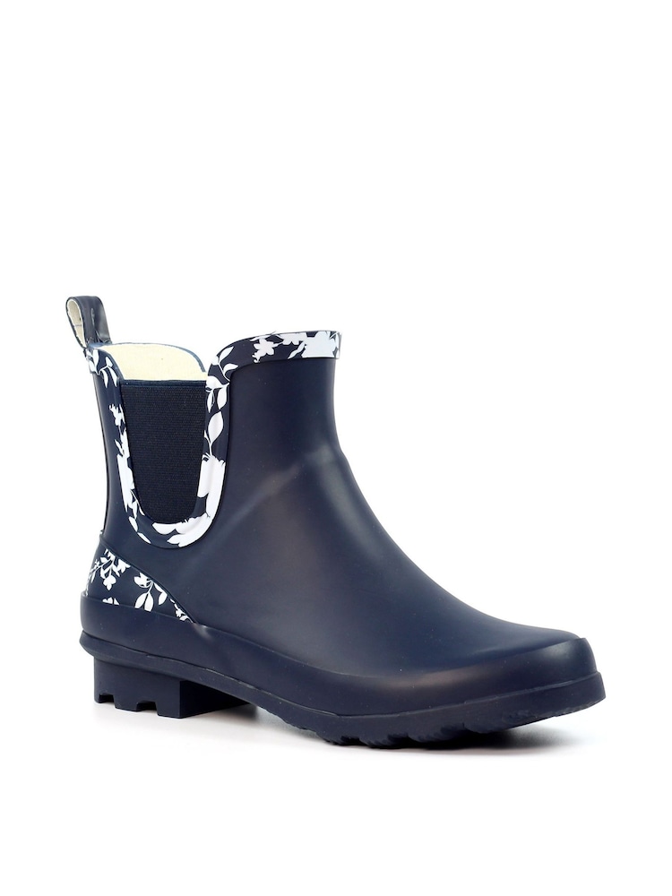 Lunar Lazy Dogz Prairie Blue Ankle Wellies - Image 3 of 8